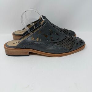 Free People NWOT Paramount Loafer Shoe Mule Gray Size EU 39.5, US 9